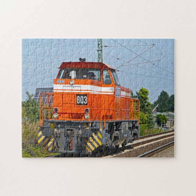 Diesel Locomotive Maine. Jigsaw Puzzle (Horizontal)