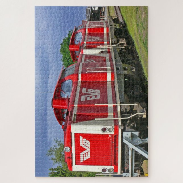 Diesel Locomotives Germany. Jigsaw Puzzle (Vertical)