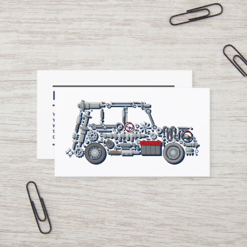 Diesel Mechanic Business Card