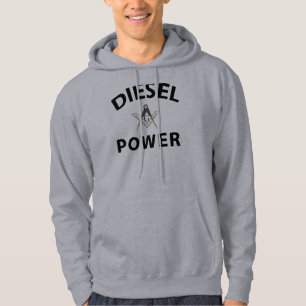 Diesel Powered Trucking Masons Hoodie