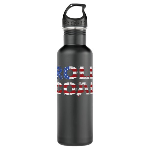 Diesel Roll Coal USA Flag Turbo Diesels Power Gift Stainless Steel Water Bottle