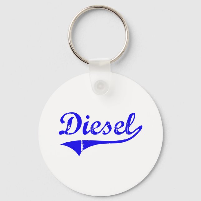 Diesel Surname Classic Style Keychain (Front)