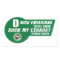 Diesel SUV Sticker (Green on White) 4 pack