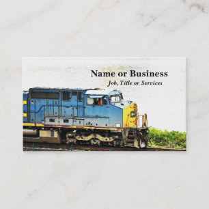 diesel train business card