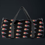 Diesel Train for Railroad Fan on Black Duffle Bag<br><div class="desc">Any  Railroad Fan will love this one. See in store for lots more Steam and Diesel Train Gifts.</div>