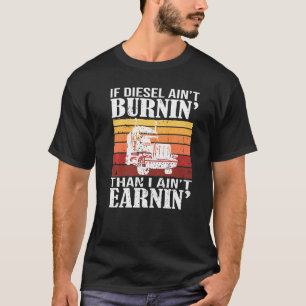 Diesel Trucker Big Rig Semi Trailer Truck Driver T-Shirt