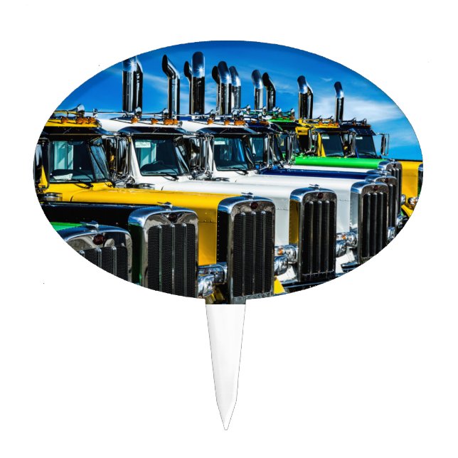 Diesel Trucks Cake Topper (Front)