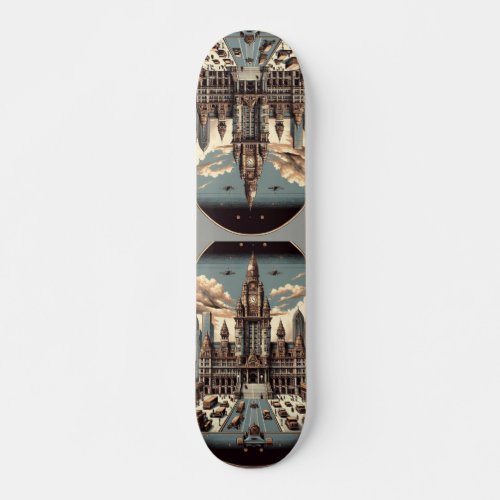  Dieselpunk City Hall Deck Skateboard