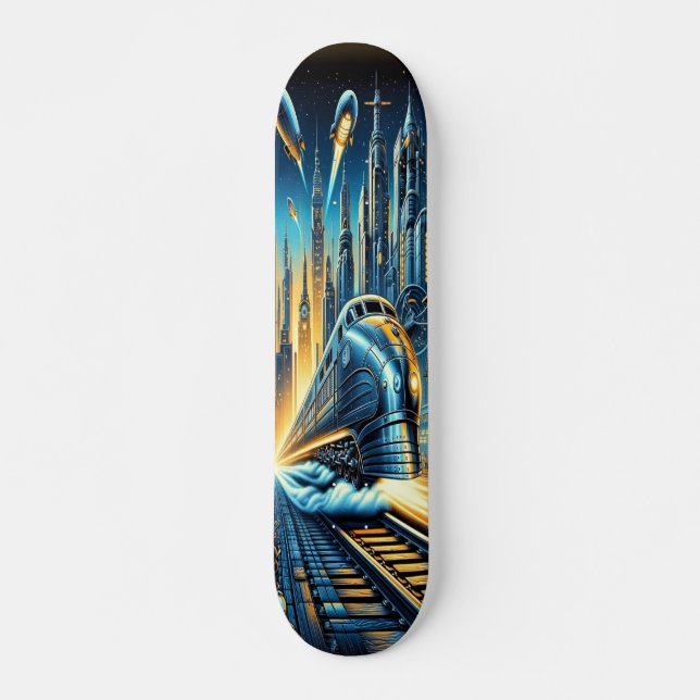 #Dieselpunk, #GiantRobot, #SkateboardDeck, #WarTor Skateboard (Front)