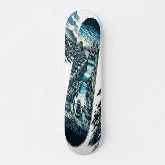 "Dieselpunk Hydroelectric Power Deck" Skateboard