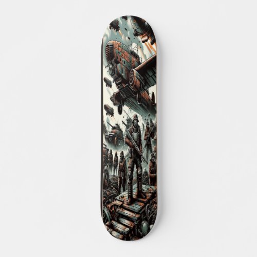  Dieselpunk Warfare Deck Skateboard