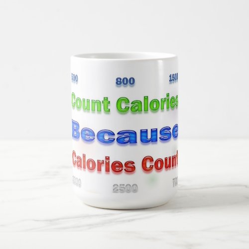 Diet and Weight Loss Count Calories Coffee Mug