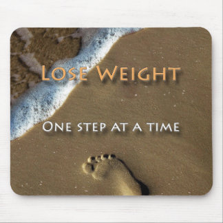 Diet and Weight Loss One Step At A Time Mouse Pad