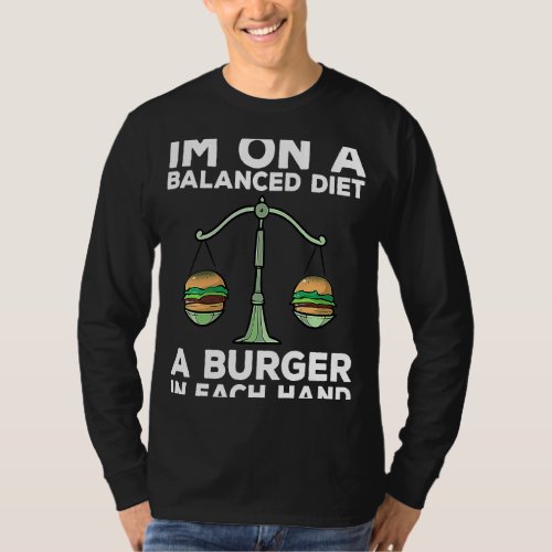 Diet Burger Meme Weightloss Gym Workout Fitness T_Shirt
