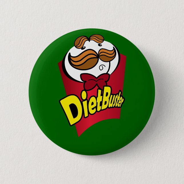 diet buster pinback button (Front)