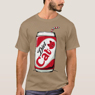 Diet Cat Can Soda by Tobe Fonseca T-Shirt