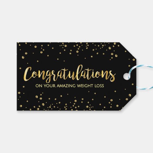 Diet Fitness Weight Loss Slim Club Congratulations Gift Tags