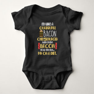 Diet Good High Fat Low Carb Suck Ketosis Gift Funn Baby Bodysuit