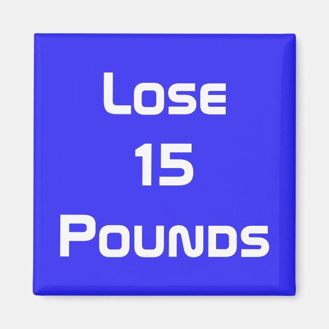 Diet Health And Fitness Goals Magnet (Front)