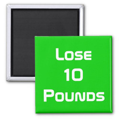 Diet Health And Fitness Goals Magnet
