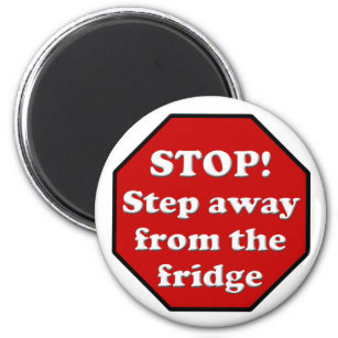 metal funny fridge magnet na REDUCED!! I Was On A Diet For A Month. 