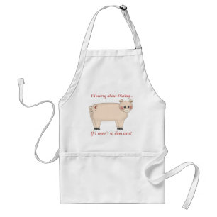 Diet Pig Adult Apron