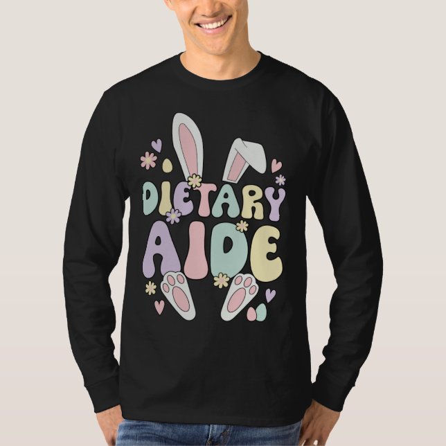 Dietary Aide Easter Bunny Dietary Aide Easter Day T-Shirt (Front)