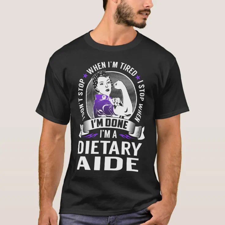 dietary aide t shirts