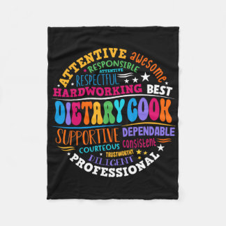 Dietary Cook Appreciation Week Healthcare Workers Fleece Blanket