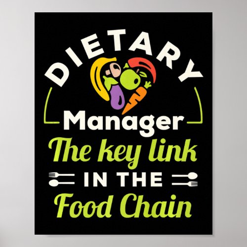 Dietary Manager The Key Link In The Food Chain Cdm Poster