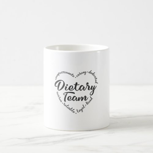 Dietary team dietary aide worker coffee mug
