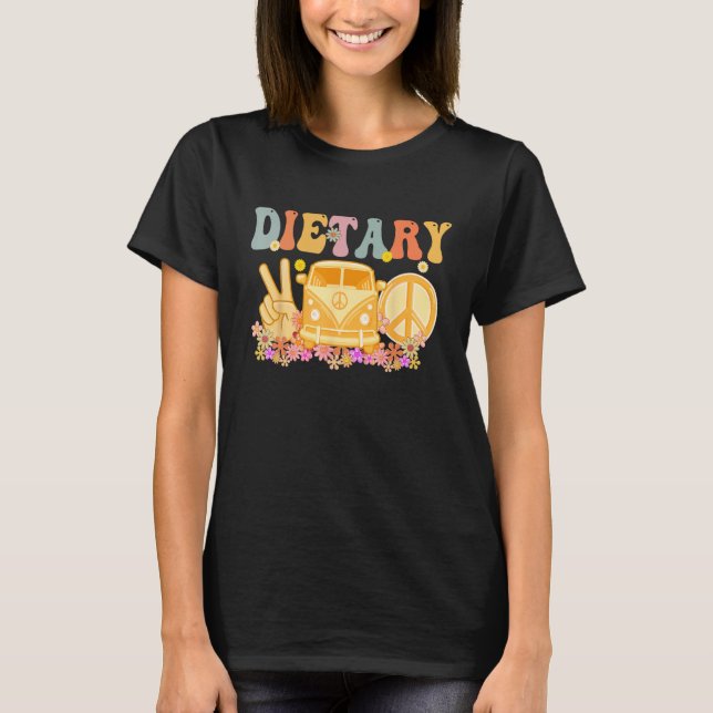 Dietary Week Groovy Appreciation Day For Women T-Shirt (Front)