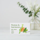 Dietitian Business Card (Standing Front)