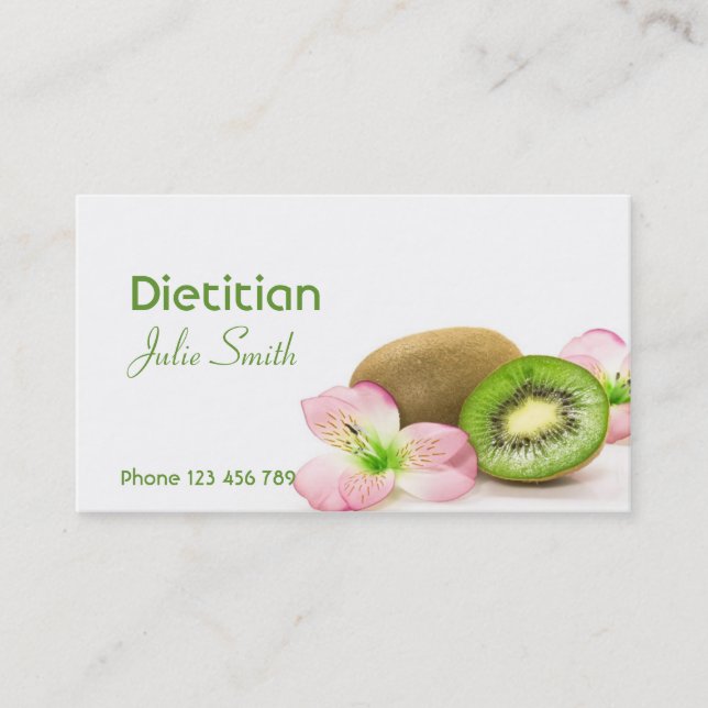 Dietitian Business Card (Front)