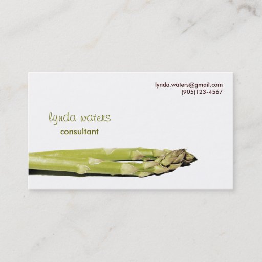 Customizable dietitian business card template