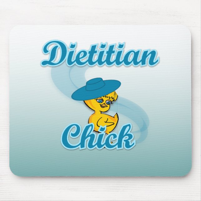 Dietitian Chick #3 Mouse Pad (Front)