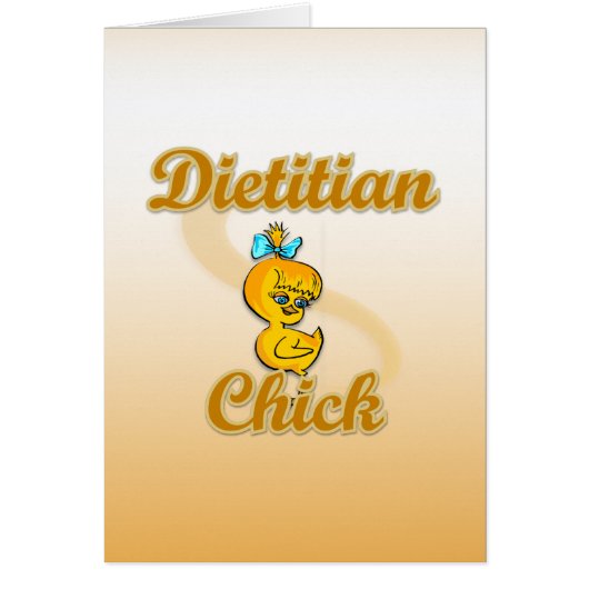 Dietitian Chick Cards (Front)