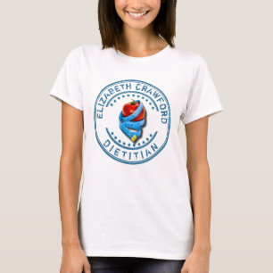 Dietitian Dietologist Doctor With Measuring Tape T-Shirt