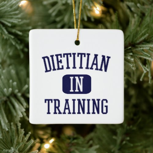 Dietitian In Training  Future Dietitian Gift Ceramic Ornament