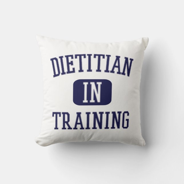 Dietitian In Training | Future Dietitian Gift Throw Pillow (Front)