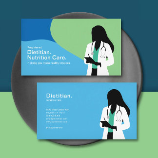 Dietitian - Nutrition Care Business Card