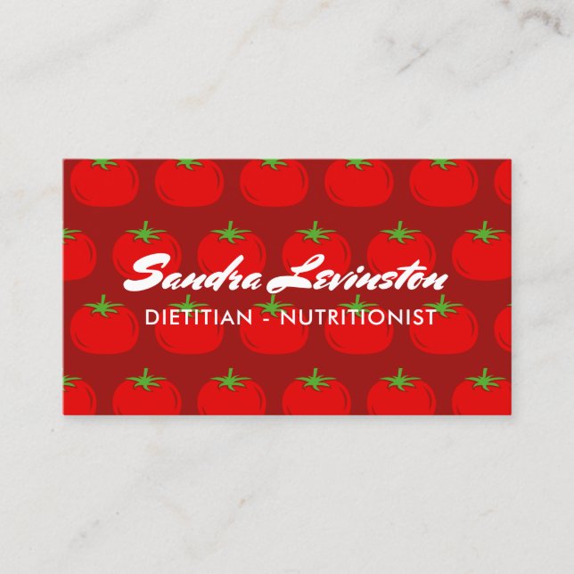 Dietitian nutritionist business card template (Front)