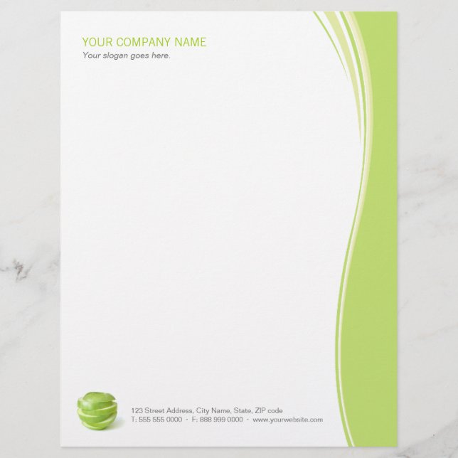 Dietitian / Nutritionist letterhead (Front)