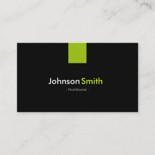 Dietitian Nutritionist Modern Mint Green Business Card