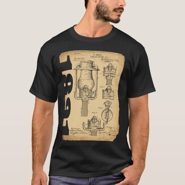 Dietz 1891 Patent street lamp Lantern shirt (Front)