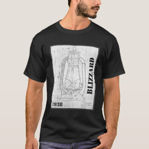 Dietz Blizzard line drawing company shirt