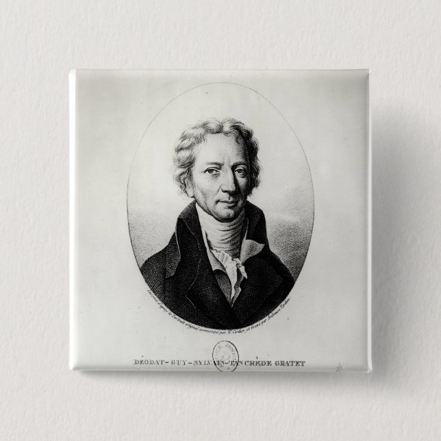 Dieudonne Dolomieu Pinback Button (Front)