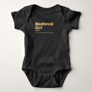 dieval  Girl - Medieval  Baby Bodysuit