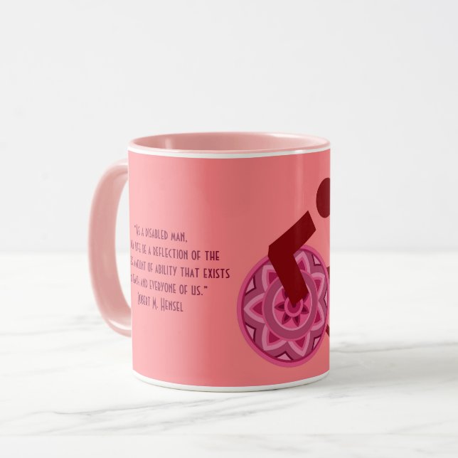DIFFENTLY ABLE AND CREATIVITY MUG (Front Left)