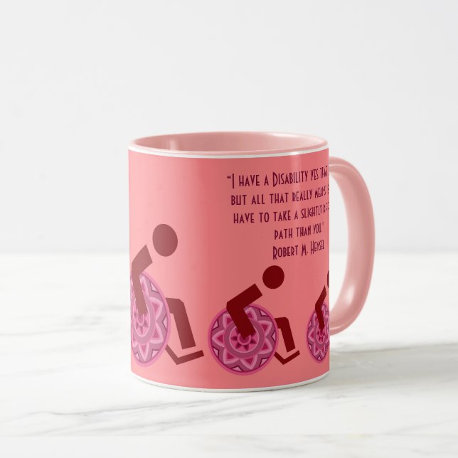 DIFFENTLY ABLE AND CREATIVITY MUG (Front Right)
